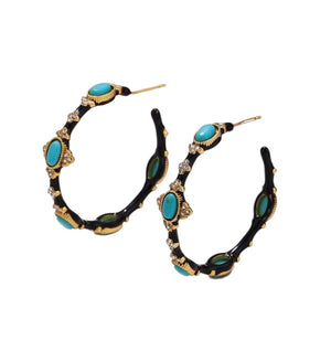 Vintage hoop earrings
