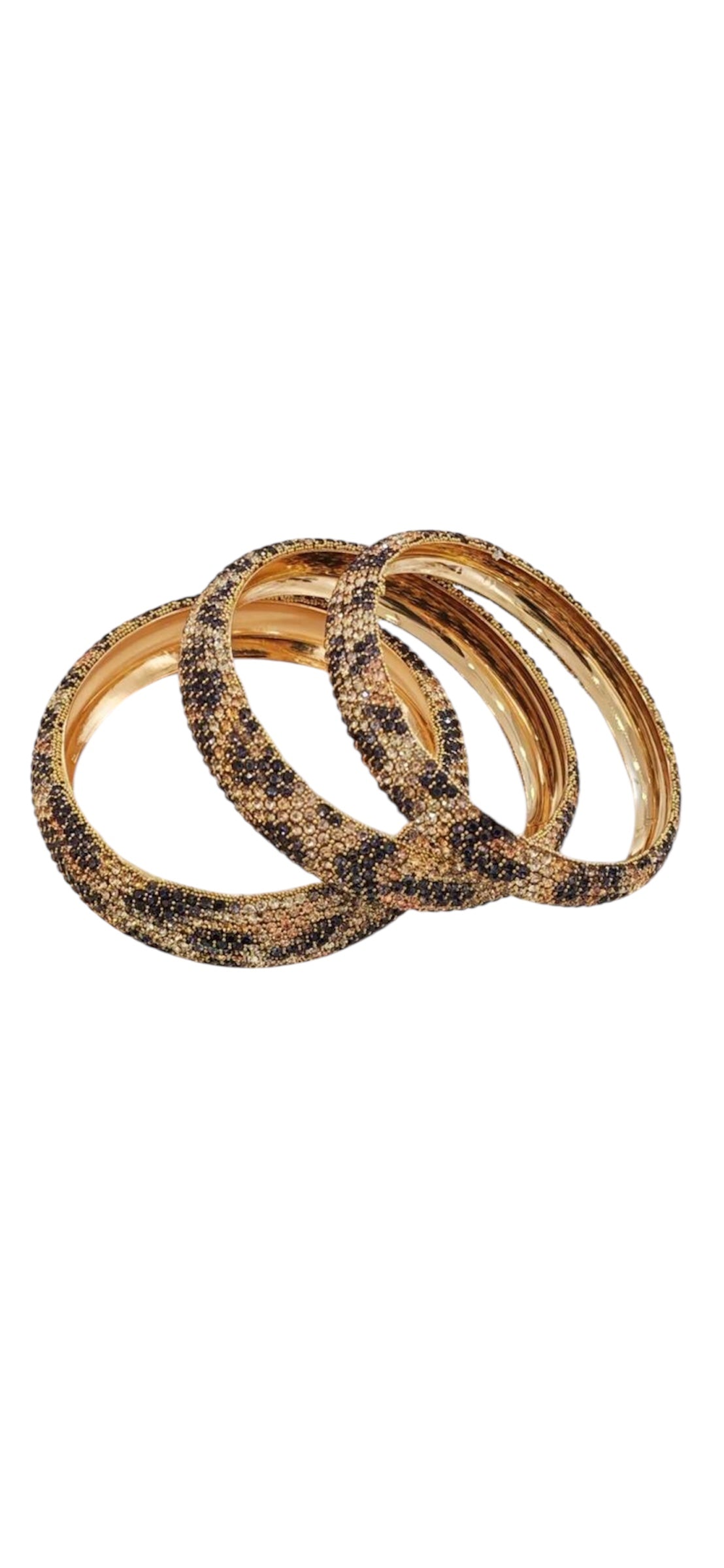 Rhinestone bangle set