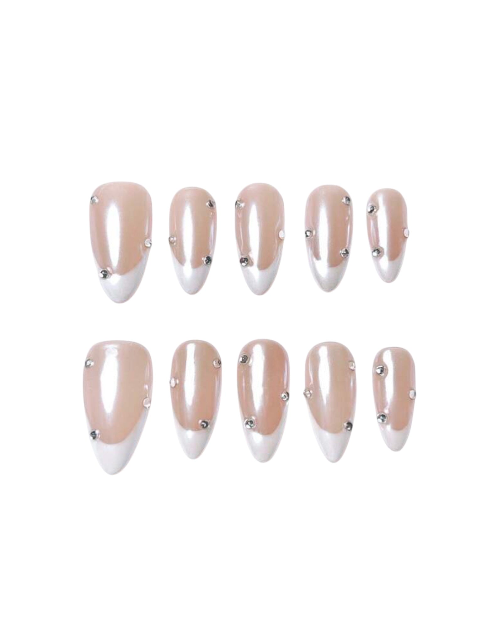 Rhinestone French Tip