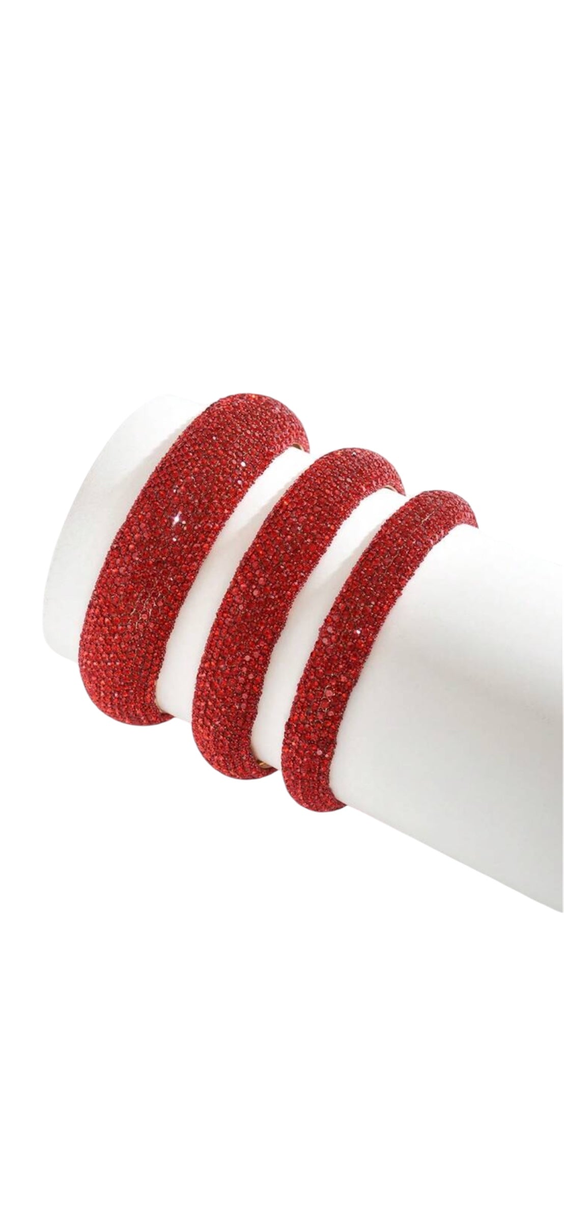 Rhinestone bangle set