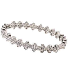 Flower Bomb Sliver Bracelet